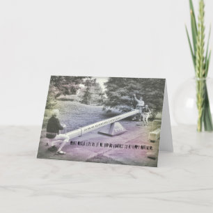 TEETER TOTTER Greeting Card