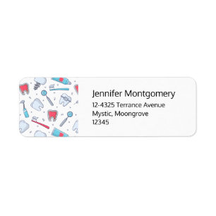 Teeth and Tools Dental Pattern Address