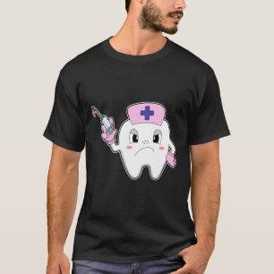 Teeth as Nurse with Syringe.PNG T-Shirt