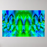 Teeth Bite Dentiste Bright Color Gradient Poster