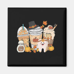 Teeth Coffee Fall Dental Pumpkin Latte Dentist Tha Magnet