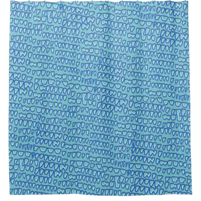 Teeth Dentist Dentistry Orthodontist NEON BLUE (Front)