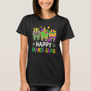 Teeth Jester Mask Dental Hygiene Happy Mardi Gras  T-Shirt