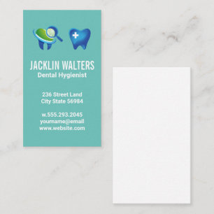 Teeth Logos   Tooth Inspection  Business Card