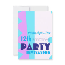 Teeth of the Monster 12th Birthday Party Invitatio