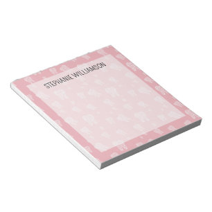 Teeth Pattern Dental Student and Professional  Notepad