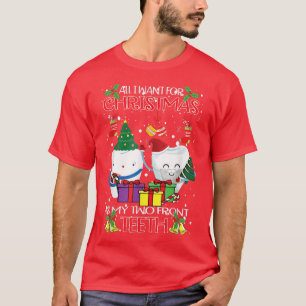 Teeth Santa Hat Ugly Christmas Sweater For Dental