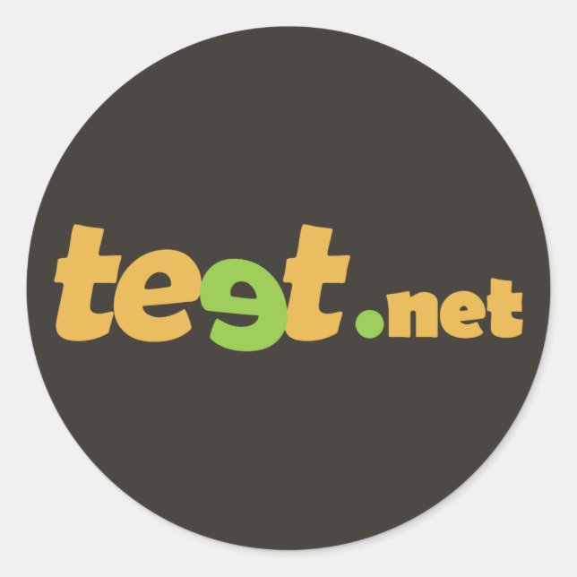 teetSticker Classic Round Sticker (Front)