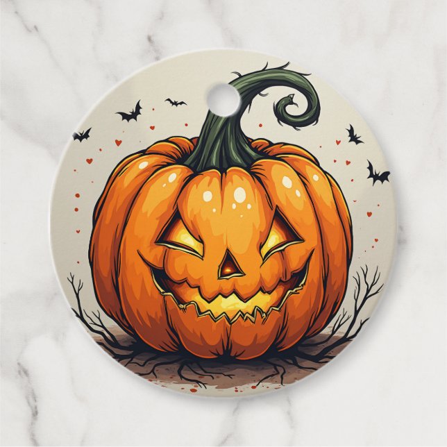 Tegg for Halloween Favour Tags (Front)