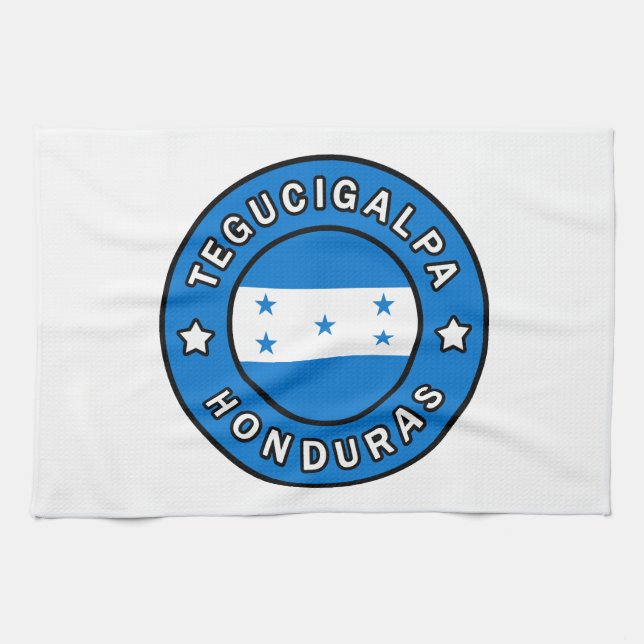 Tegucigalpa Honduras Kitchen Towel (Horizontal)
