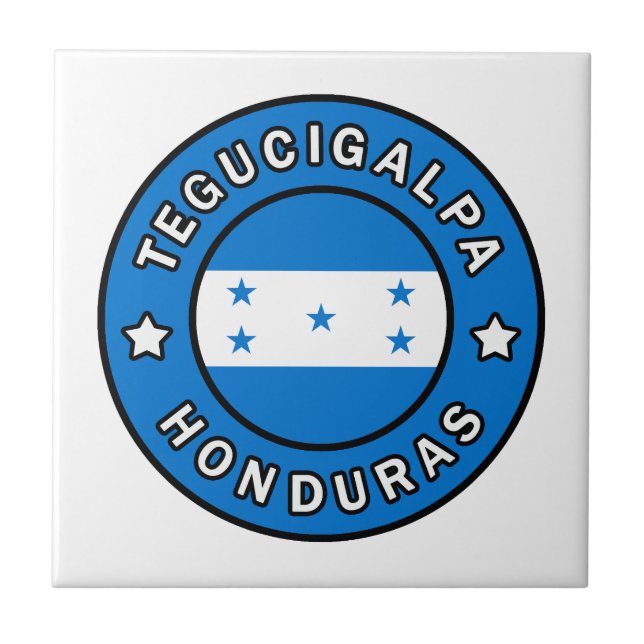 Tegucigalpa Honduras Tile (Front)