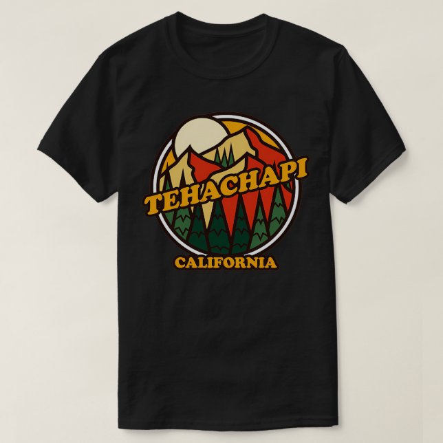 Tehachapi California Mountain Hiking TShirt 3 (Design Front)