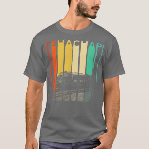 Tehachapi California Mountain Retro Railroad T-Shirt