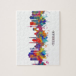 Tehran Iran Skyline Jigsaw Puzzle