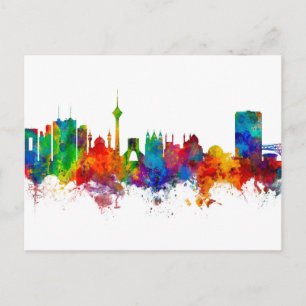Tehran Iran Skyline Postcard