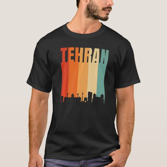 Tehran Skyline   T-Shirt (Front)