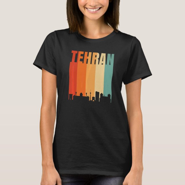 Tehran Skyline   T-Shirt (Front)
