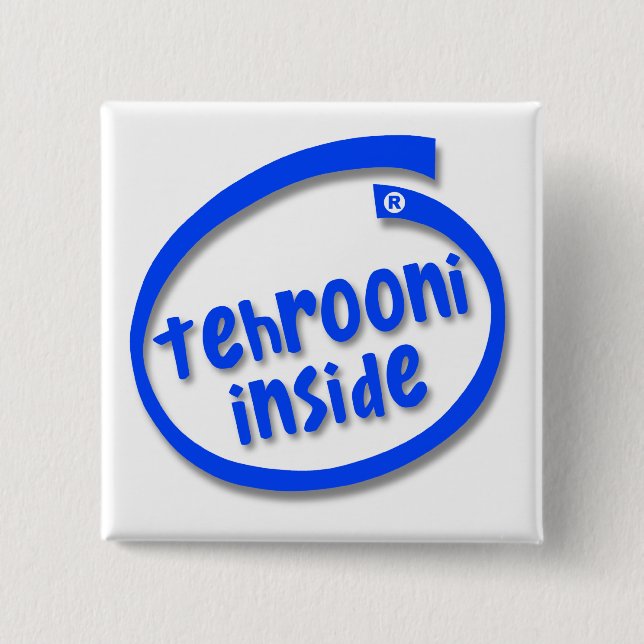 Tehrooni Inside 2 Inch Square Button (Front)