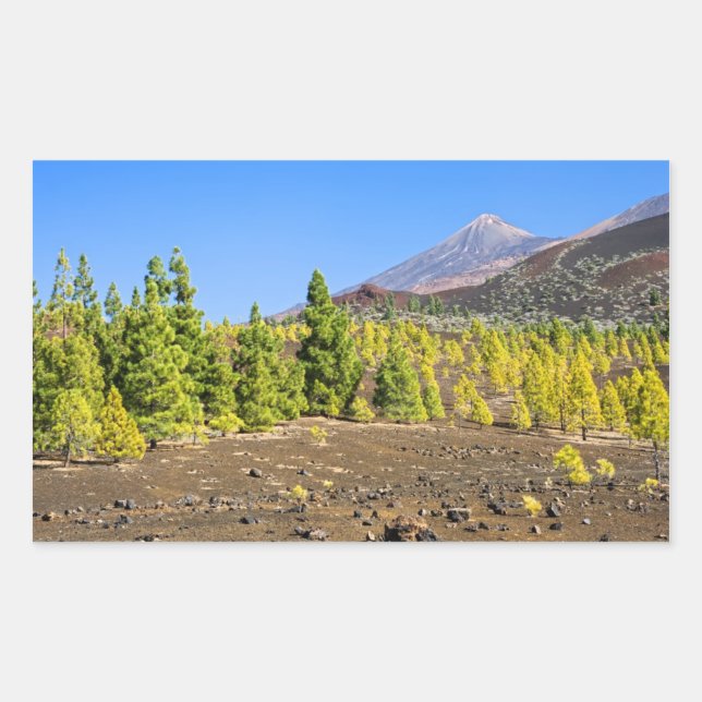 Teide National Park Landscape in Tenerife Sticker (Front)