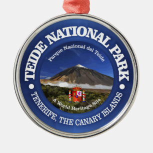 Teide National Park Metal Ornament