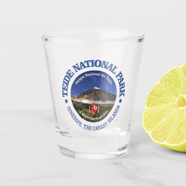 Teide National Park Shot Glass (Front)