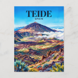 Teide National Park Spain Postcard