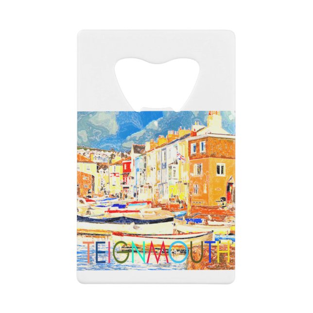 Teignmouth Credit Card Bottle Opener (Front)