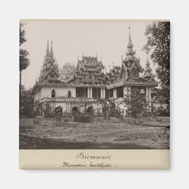 Teik Kyaung monastery, isle of Ka Toe Magnet (Front)