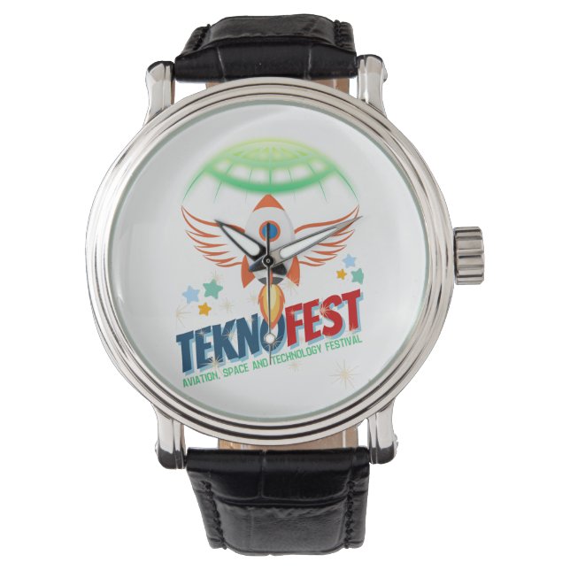 TEKNOFEST Rocket Design - Aviation and Technology  Watch (Front)