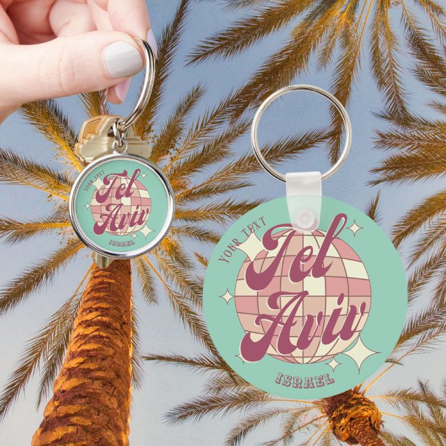 Tel Aviv Israel accessory gift  Keychain (Creator Uploaded)