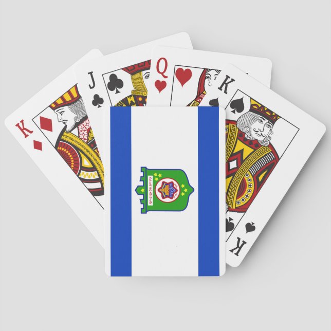 Tel Aviv (Israel) City Flag Playing Cards (Back)