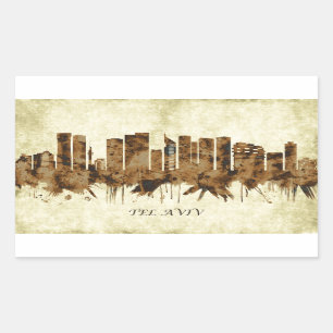 Tel Aviv Israel Cityscape Sticker