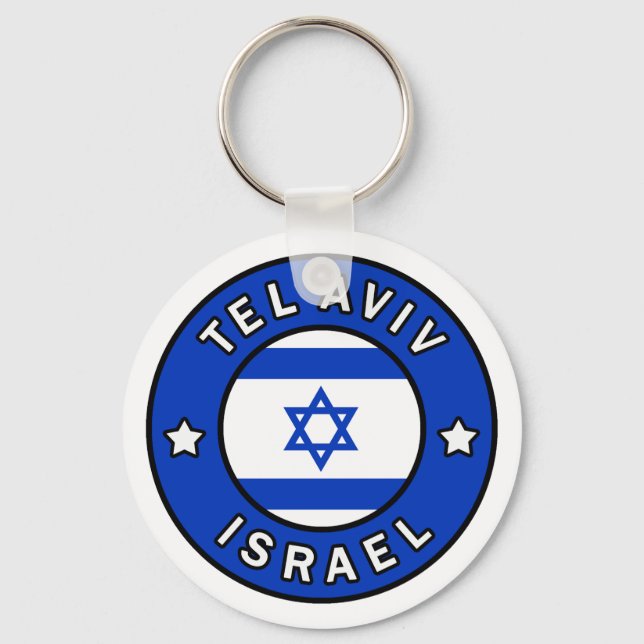 Tel Aviv Israel Keychain (Front)