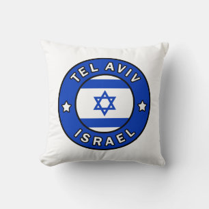 Tel Aviv Israel Throw Pillow