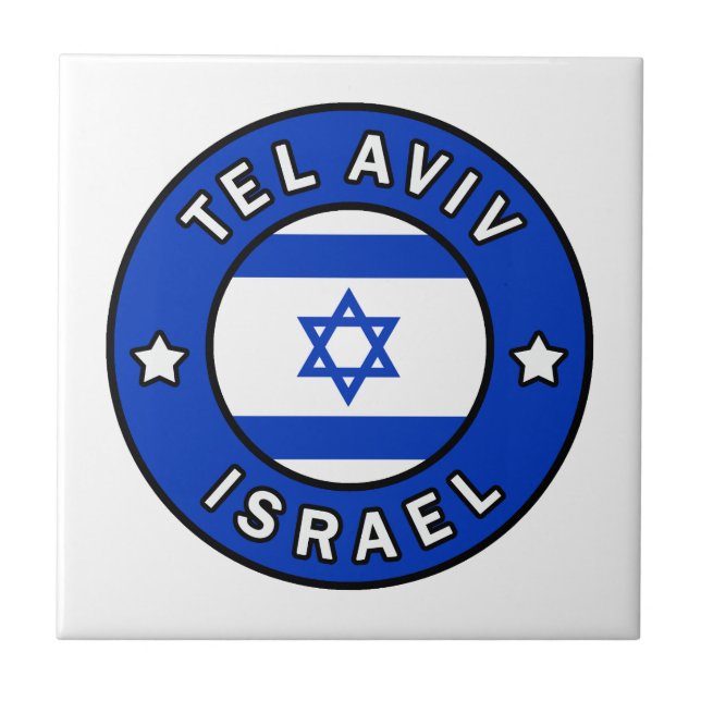 Tel Aviv Israel Tile (Front)