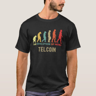 Telcoin Crypto The Evolution of Money Caveman T-Shirt