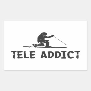 Tele Addict Sticker