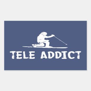 Tele Addict Sticker