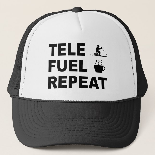 Tele Fuel Repeat Trucker Hat (Front)
