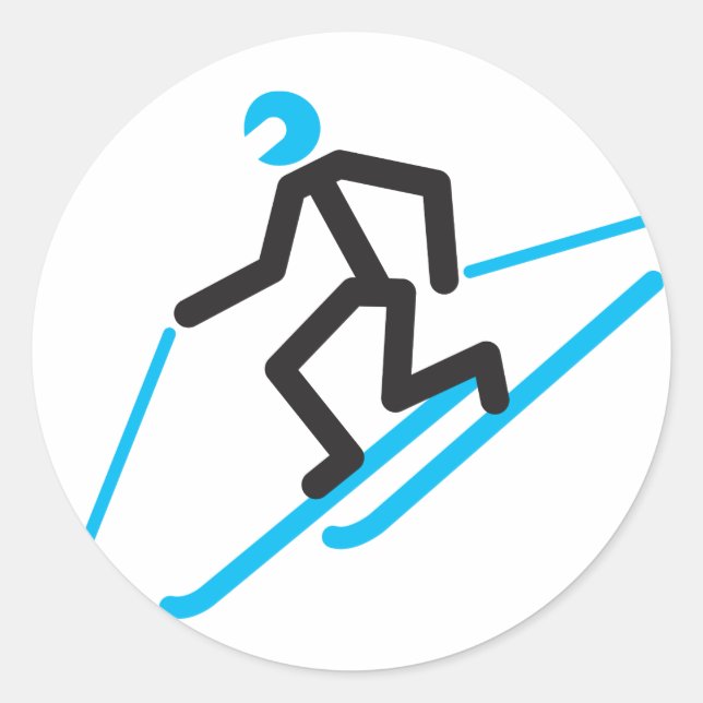 Tele Stick Man Sticker (Front)