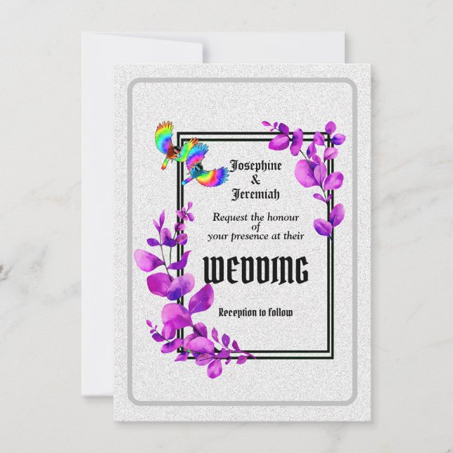 Téléchargement de la carte Faire-part de mariage d (Devant)