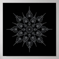 Télécharger Dot Votre Propre Poster Floral Mandala