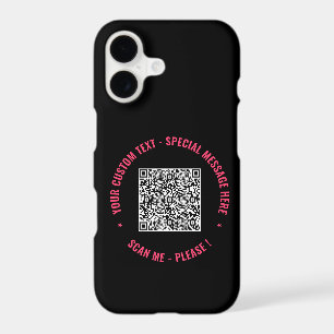 Téléchargez votre code QR Étui iPhone Texte person