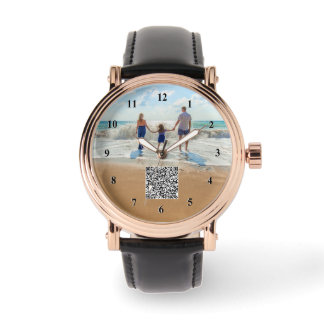 Téléchargez Votre Photo Montre Ajouter QR Code Sca