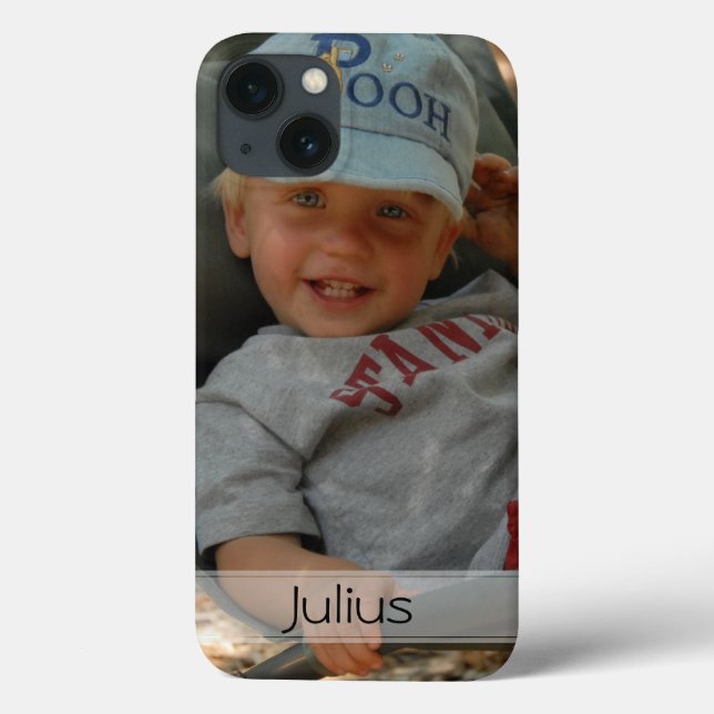 Téléchargez votre photo préférée iPhone 13 Coque (Verso)