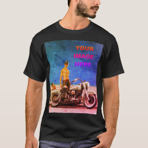Téléchargez votre propre T-shirt noir ou votre p