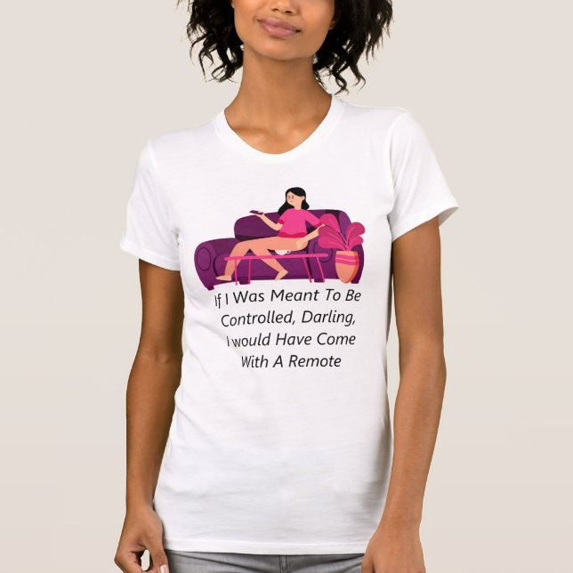 Télécommande T-shirt femme (Devant)