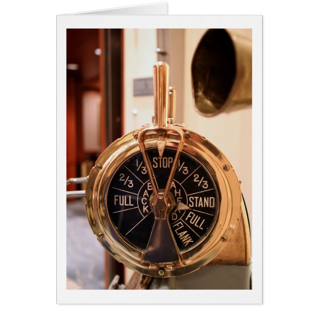 Télégraphe de commande du moteur (Devant)