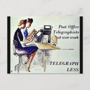 Telegraphless Postcard