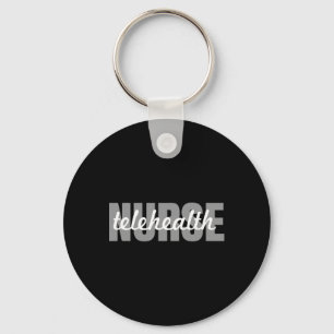 Telehealth Nurse Outfit Virtual Nursing  Keychain